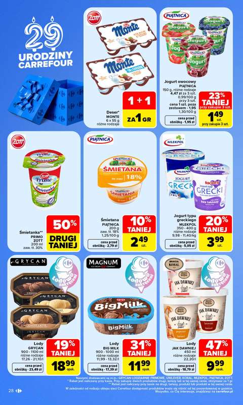 Carrefour - gazetka promocyjna Gazetka Carrefour od poniedziałku od poniedziałku 05.10 do soboty 10.10 - strona 28