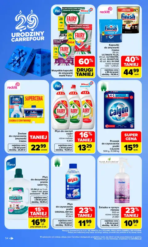 Carrefour - gazetka promocyjna Gazetka Carrefour od poniedziałku od poniedziałku 05.10 do soboty 10.10 - strona 54