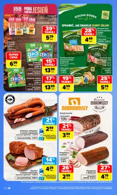 Carrefour - gazetka promocyjna Gazetka Carrefour od poniedziałku od poniedziałku 05.10 do soboty 10.10 - strona 22