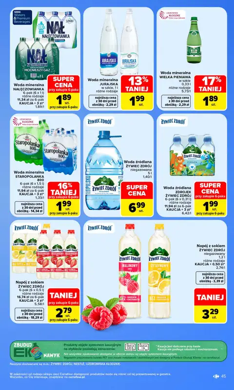 Carrefour - gazetka promocyjna Gazetka Carrefour od poniedziałku od poniedziałku 05.10 do soboty 10.10 - strona 45