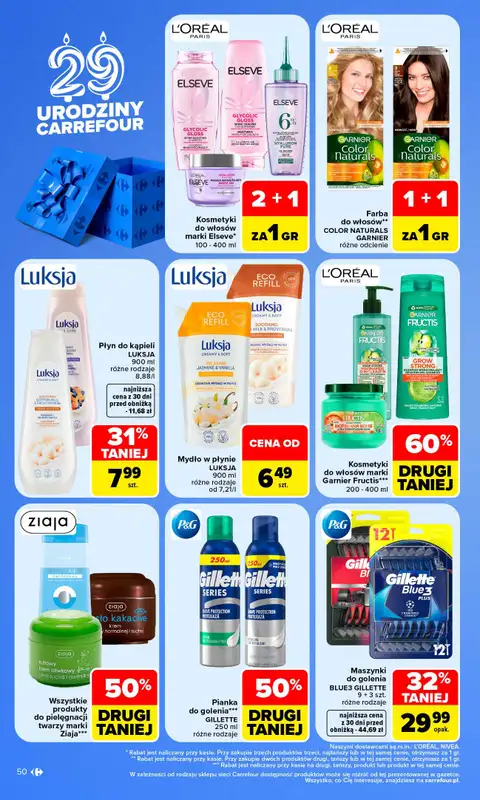 Carrefour - gazetka promocyjna Gazetka Carrefour od poniedziałku od poniedziałku 05.10 do soboty 10.10 - strona 50