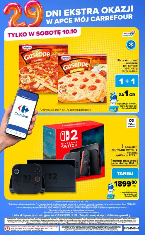 Carrefour - gazetka promocyjna Gazetka Codziennie ekstra okazje od poniedziałku 05.10 do soboty 10.10 - strona 6