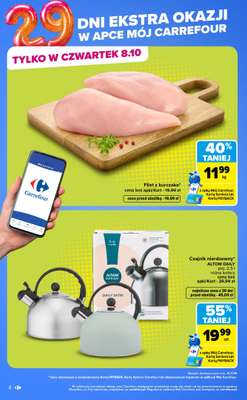 Carrefour - gazetka promocyjna Gazetka Codziennie ekstra okazje od poniedziałku 05.10 do soboty 10.10 - strona 4