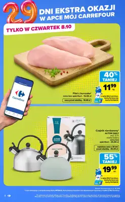 Carrefour - gazetka promocyjna Gazetka Codziennie ekstra okazje od poniedziałku 05.10 do soboty 10.10 - strona 4