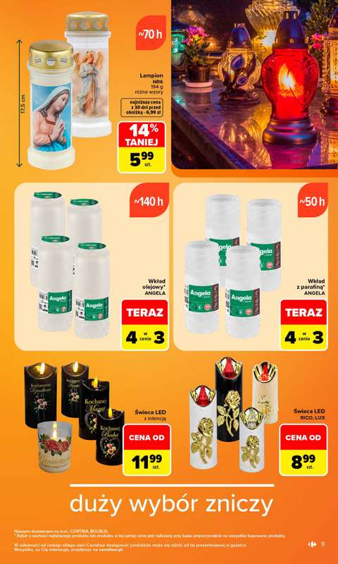 Carrefour - gazetka promocyjna Gazetka Święta pełne wspomnień od poniedziałku 05.10 do soboty 17.10 - strona 9