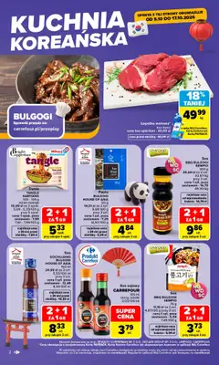 Carrefour - gazetka promocyjna Gazetka Kuchnia Koreańska od poniedziałku 05.10 do soboty 17.10 - strona 2