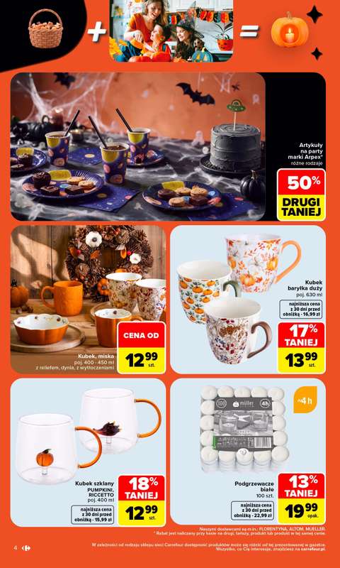 Carrefour - gazetka promocyjna Gazetka Halloween od poniedziałku 05.10 do soboty 17.10 - strona 4