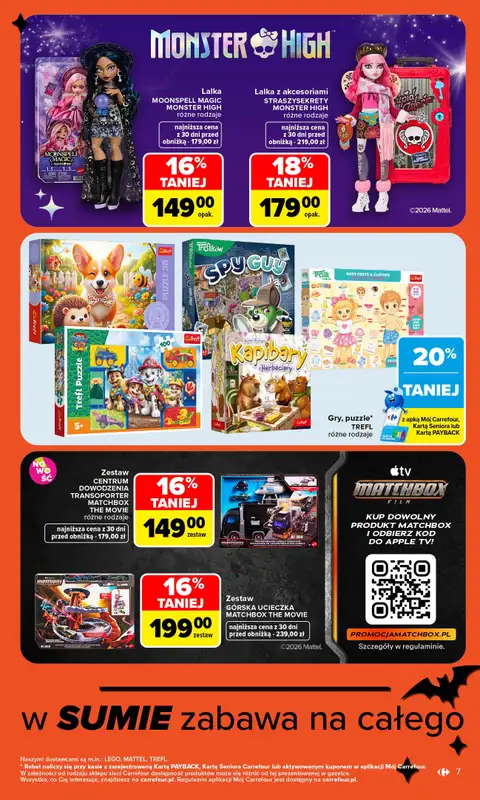 Carrefour - gazetka promocyjna Gazetka Halloween od poniedziałku 05.10 do soboty 17.10 - strona 7