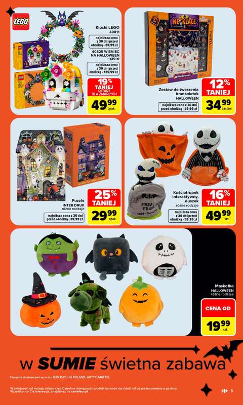 Carrefour - gazetka promocyjna Gazetka Halloween od poniedziałku 05.10 do soboty 17.10 - strona 5