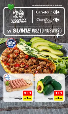 Carrefour - gazetka promocyjna Gazetka Weź to na świeżo od poniedziałku 05.10 do soboty 10.10