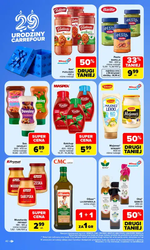 Carrefour Market - gazetka promocyjna Gazetka Carrefour Market od poniedziałku od poniedziałku 05.10 do soboty 10.10 - strona 40