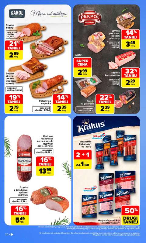 Carrefour Market - gazetka promocyjna Gazetka Carrefour Market od poniedziałku od poniedziałku 05.10 do soboty 10.10 - strona 20