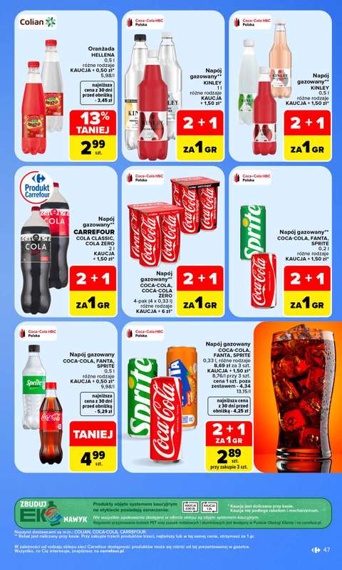 Carrefour Market - gazetka promocyjna Gazetka Carrefour Market od poniedziałku od poniedziałku 05.10 do soboty 10.10 - strona 47