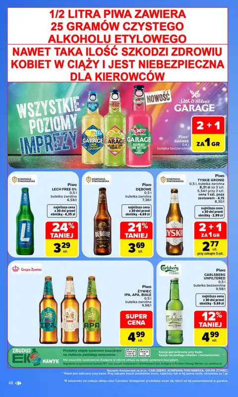Carrefour Market - gazetka promocyjna Gazetka Carrefour Market od poniedziałku od poniedziałku 05.10 do soboty 10.10 - strona 48