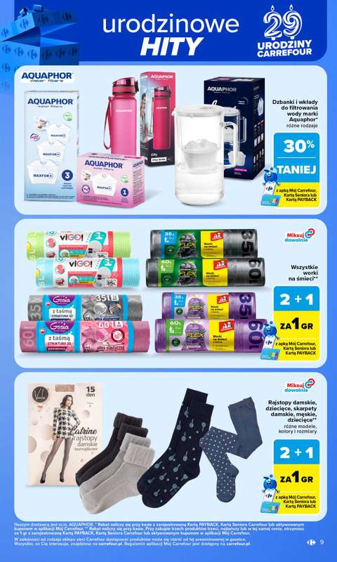 Carrefour Market - gazetka promocyjna Gazetka Carrefour Market od poniedziałku od poniedziałku 05.10 do soboty 10.10 - strona 9