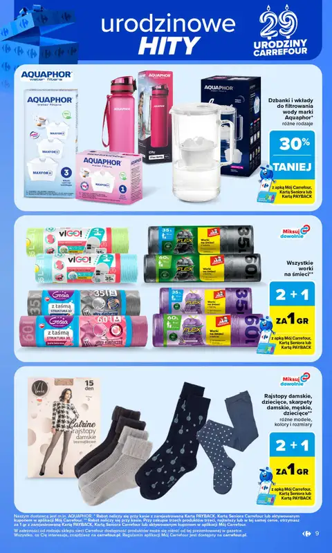 Carrefour Market - gazetka promocyjna Gazetka Carrefour Market od poniedziałku od poniedziałku 05.10 do soboty 10.10 - strona 9