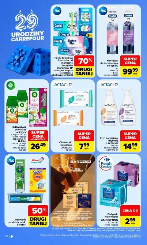 Carrefour Market - gazetka promocyjna Gazetka Carrefour Market od poniedziałku od poniedziałku 05.10 do soboty 10.10 - strona 52
