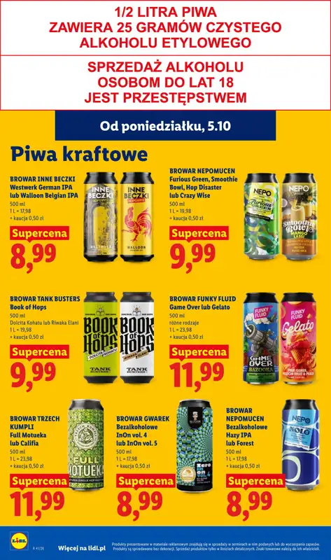 Lidl - gazetka promocyjna Od poniedziałku od poniedziałku 05.10 do środy 07.10 - strona 76