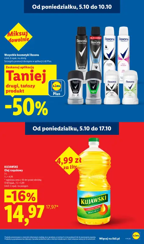 Lidl - gazetka promocyjna Od poniedziałku od poniedziałku 05.10 do środy 07.10 - strona 15