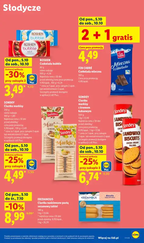 Lidl - gazetka promocyjna Od poniedziałku od poniedziałku 05.10 do środy 07.10 - strona 71