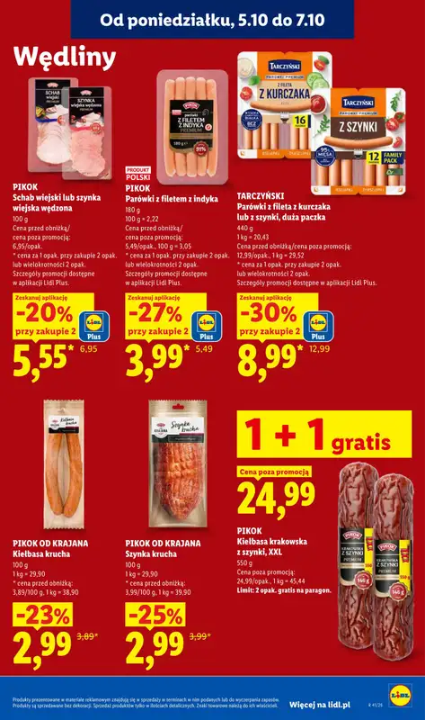 Lidl - gazetka promocyjna Od poniedziałku od poniedziałku 05.10 do środy 07.10 - strona 65