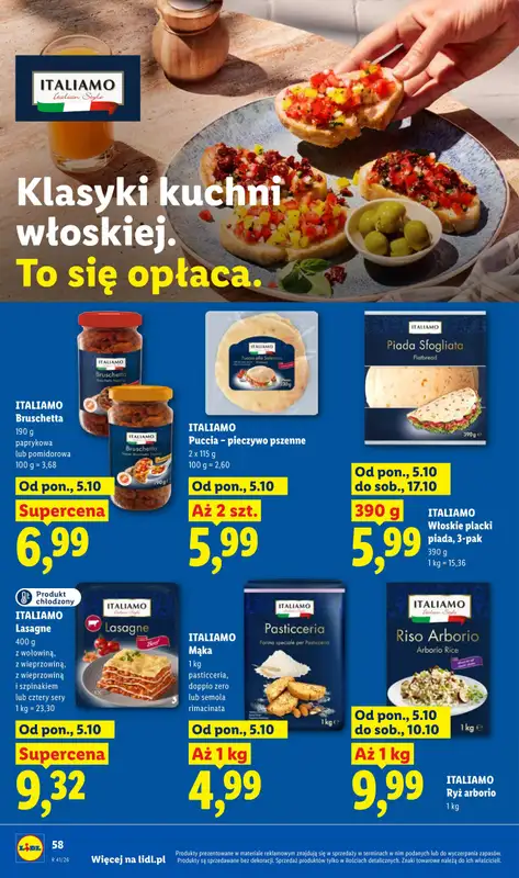 Lidl - gazetka promocyjna Od poniedziałku od poniedziałku 05.10 do środy 07.10 - strona 56