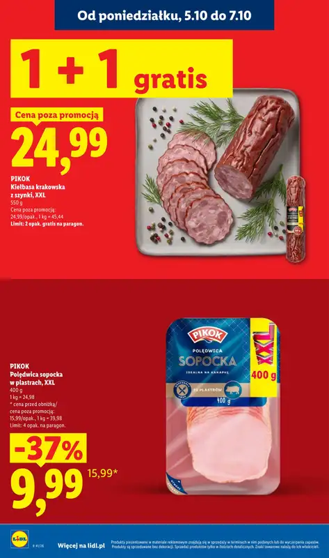 Lidl - gazetka promocyjna Od poniedziałku od poniedziałku 05.10 do środy 07.10 - strona 8