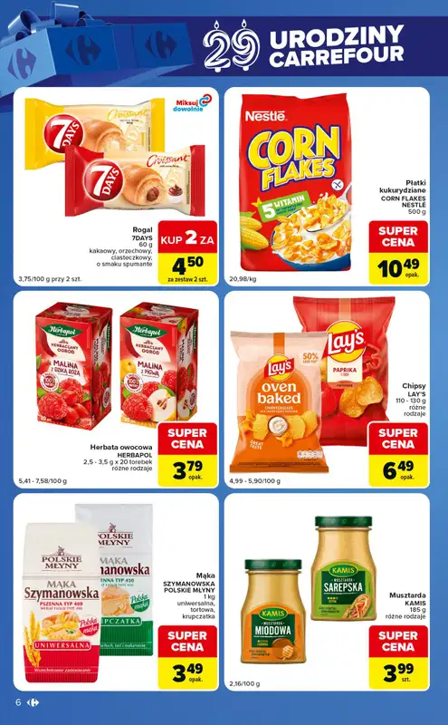 Carrefour Market - gazetka promocyjna Gazetka Ekspresowe zakupy od wtorku 06.10 do poniedziałku 12.10 - strona 6