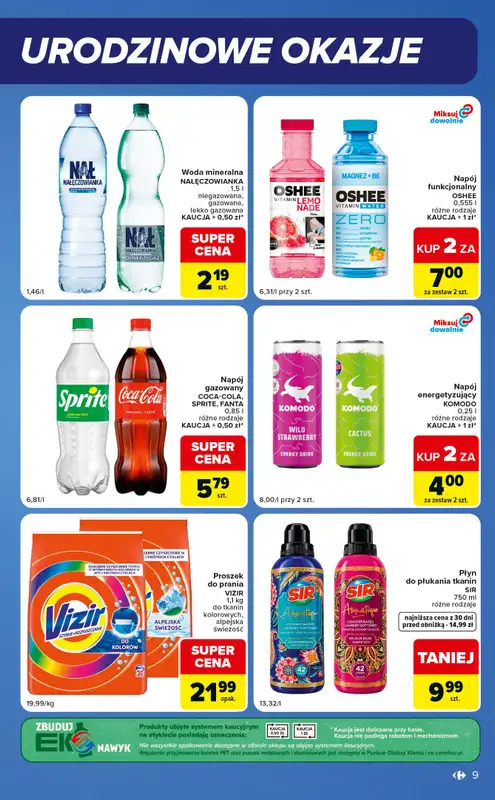 Carrefour Market - gazetka promocyjna Gazetka Ekspresowe zakupy od wtorku 06.10 do poniedziałku 12.10 - strona 9