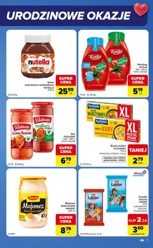Carrefour Market - gazetka promocyjna Gazetka Ekspresowe zakupy od wtorku 06.10 do poniedziałku 12.10 - strona 7