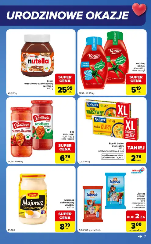 Carrefour Market - gazetka promocyjna Gazetka Ekspresowe zakupy od wtorku 06.10 do poniedziałku 12.10 - strona 7