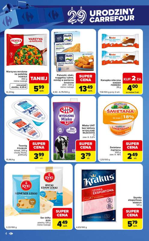 Carrefour Market - gazetka promocyjna Gazetka Ekspresowe zakupy od wtorku 06.10 do poniedziałku 12.10 - strona 4