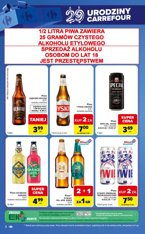 Carrefour Market - gazetka promocyjna Gazetka Ekspresowe zakupy od wtorku 06.10 do poniedziałku 12.10 - strona 8
