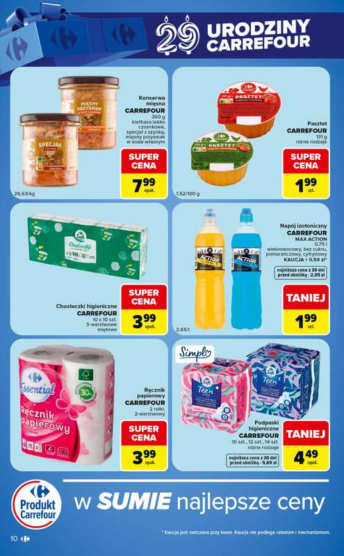 Carrefour Market - gazetka promocyjna Gazetka Ekspresowe zakupy od wtorku 06.10 do poniedziałku 12.10 - strona 10