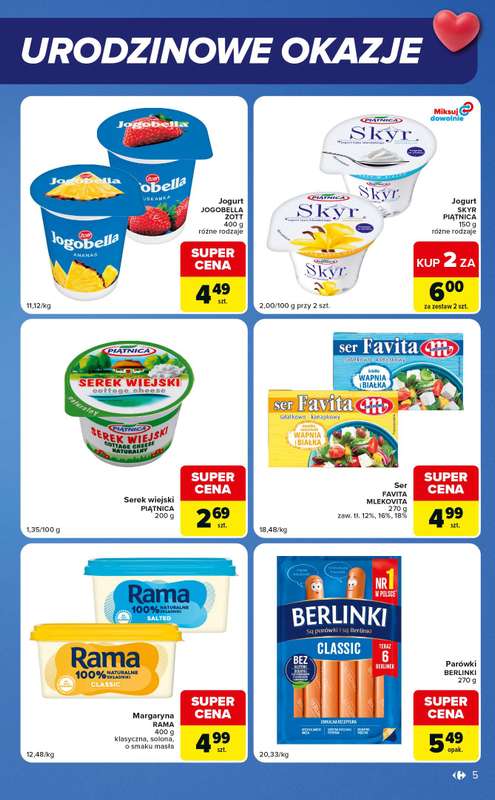 Carrefour Market - gazetka promocyjna Gazetka Ekspresowe zakupy od wtorku 06.10 do poniedziałku 12.10 - strona 5