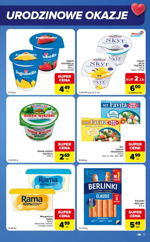Carrefour Market - gazetka promocyjna Gazetka Ekspresowe zakupy od wtorku 06.10 do poniedziałku 12.10 - strona 5