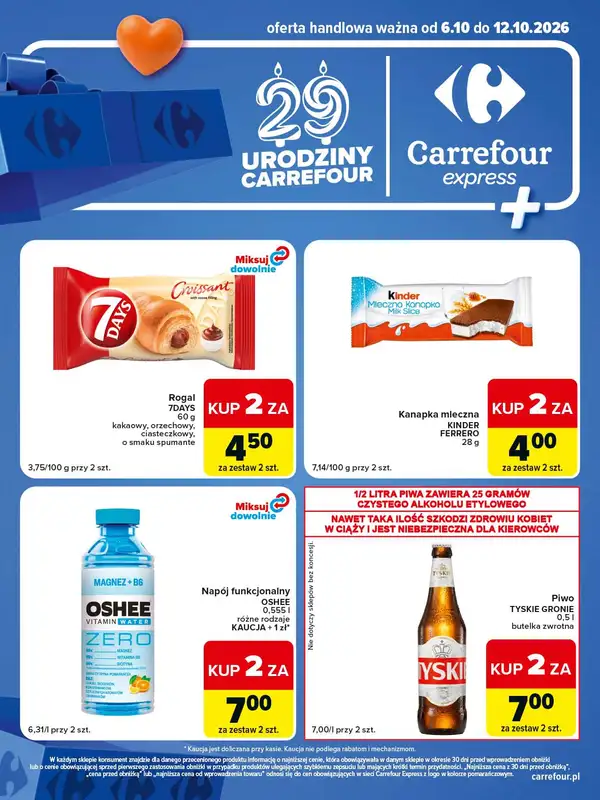Carrefour Express - gazetka promocyjna Gazetka Express od wtorku 06.10 do poniedziałku 12.10 - strona 2