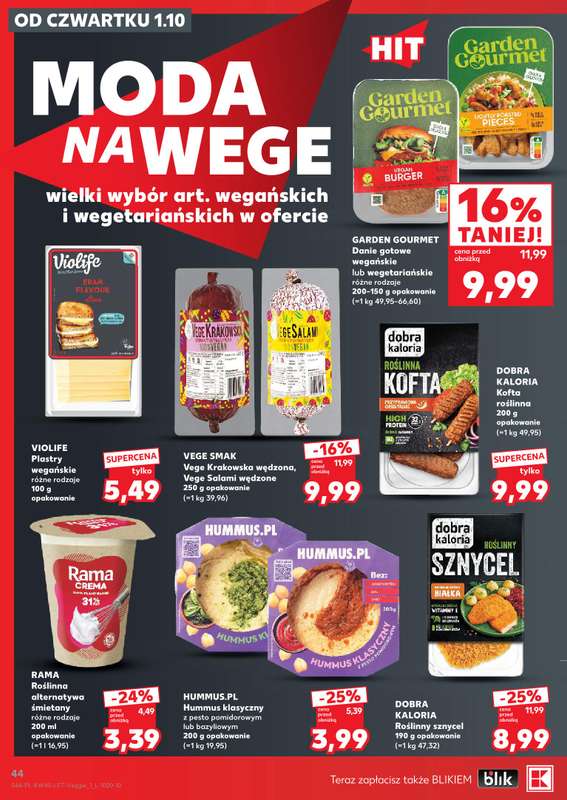 Kaufland - gazetka promocyjna Gazetka Tygodnia od czwartku 01.10 do środy 07.10 - strona 44