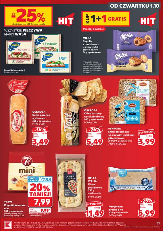 Kaufland - gazetka promocyjna Gazetka Tygodnia od czwartku 01.10 do środy 07.10 - strona 33
