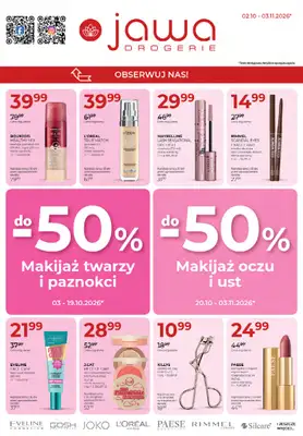 Drogerie Jawa - gazetka promocyjna Gazetka od piątku 02.10 do wtorku 03.11