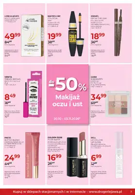 Drogerie Jawa - gazetka promocyjna Gazetka od piątku 02.10 do wtorku 03.11 - strona 3