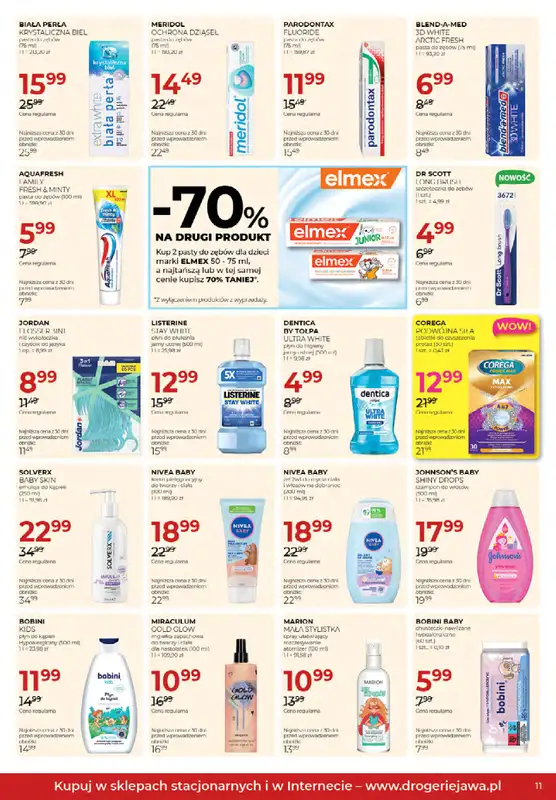 Drogerie Jawa - gazetka promocyjna Gazetka od piątku 02.10 do wtorku 03.11 - strona 11