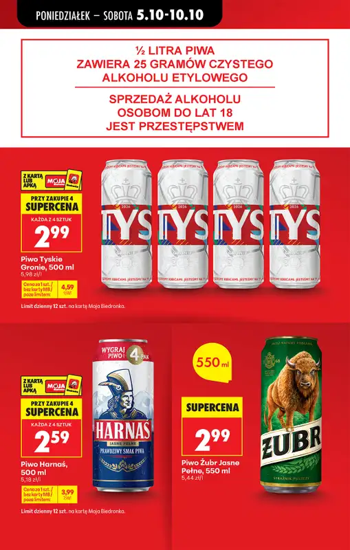 Biedronka - gazetka promocyjna Od poniedziałku od poniedziałku 05.10 do soboty 10.10 - strona 9
