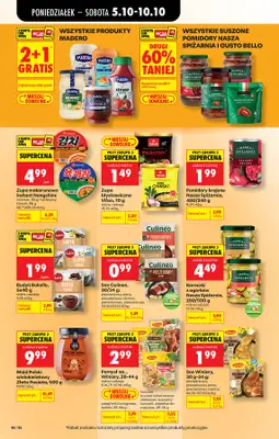 Biedronka - gazetka promocyjna Od poniedziałku, Z ladą tradycyjną od poniedziałku 05.10 do soboty 10.10 - strona 58
