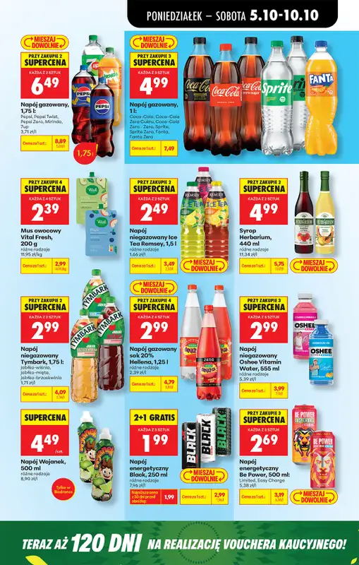 Biedronka - gazetka promocyjna Od poniedziałku, Z ladą tradycyjną od poniedziałku 05.10 do soboty 10.10 - strona 69