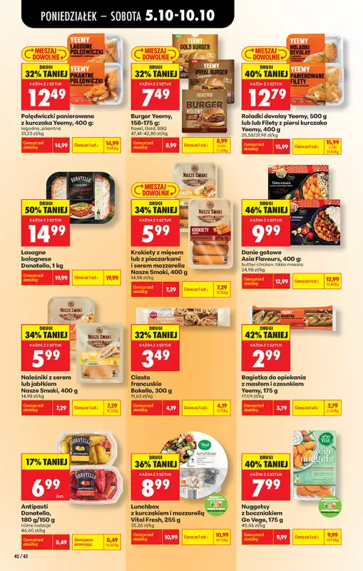 Biedronka - gazetka promocyjna Od poniedziałku, Z ladą tradycyjną od poniedziałku 05.10 do soboty 10.10 - strona 56