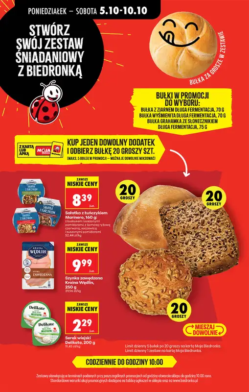 Biedronka - gazetka promocyjna Od poniedziałku, Z ladą tradycyjną od poniedziałku 05.10 do soboty 10.10 - strona 40