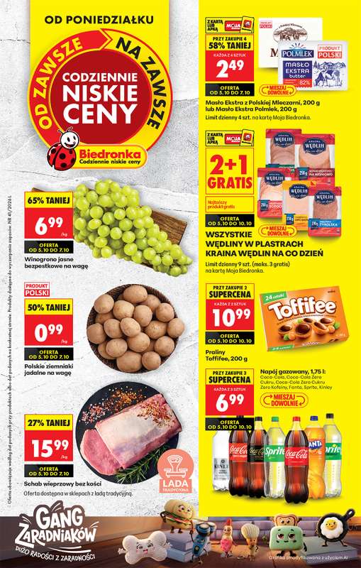 Biedronka - gazetka promocyjna Od poniedziałku, Z ladą tradycyjną od poniedziałku 05.10 do soboty 10.10
