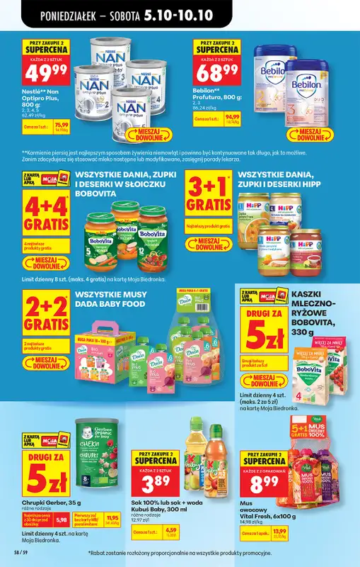Biedronka - gazetka promocyjna Od poniedziałku, Z ladą tradycyjną od poniedziałku 05.10 do soboty 10.10 - strona 76