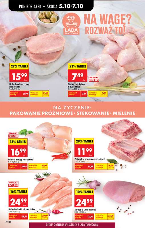 Biedronka - gazetka promocyjna Od poniedziałku, Z ladą tradycyjną od poniedziałku 05.10 do soboty 10.10 - strona 28